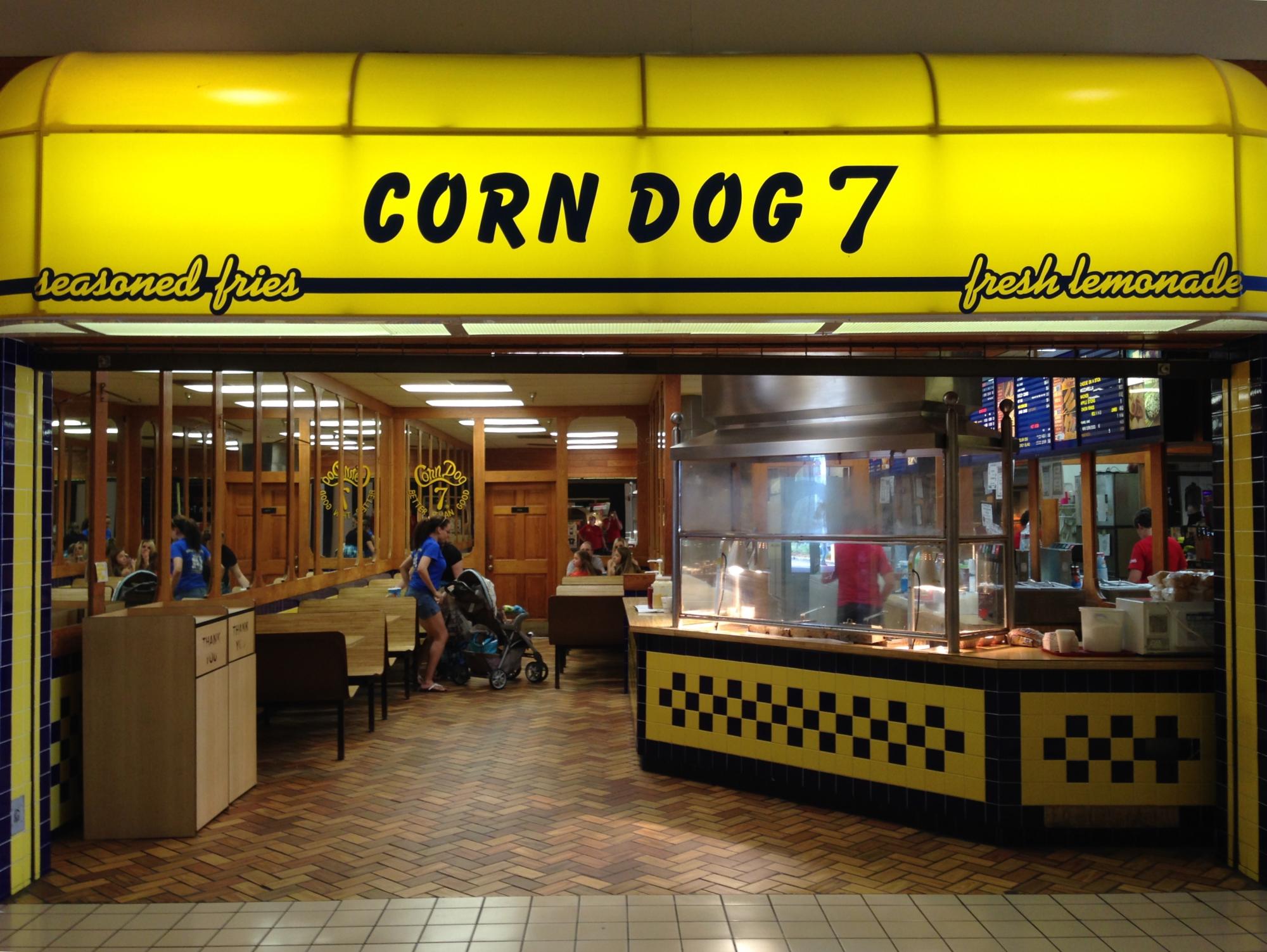 Corndog 7 Store Front With Customers